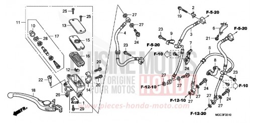 VORDERRADBREMSE (CB1100A) CB1100AD de 2013